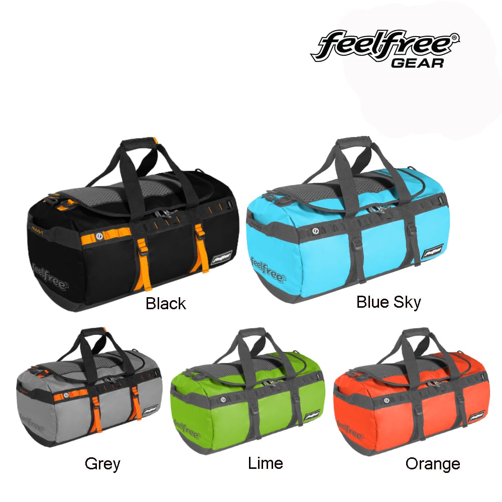 กระเป๋าเดินทางกันน้ำ พรีเมี่ยม FEELFREE CRUISER 72L สี GREY_12